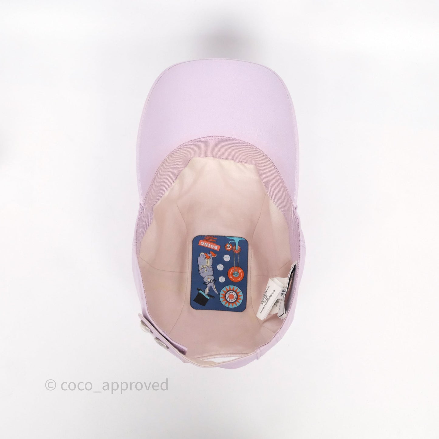 Hermes Miles H Circle Cap Lilas Purple