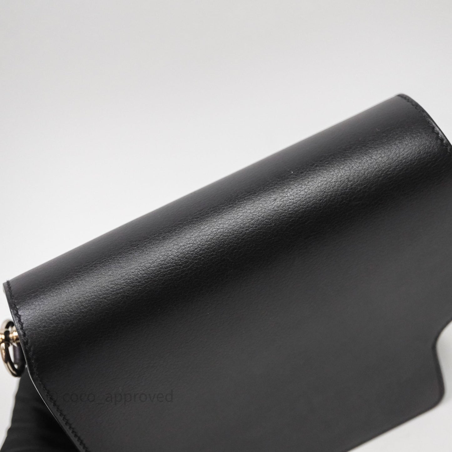 Hermès Roulis Mini 18 Black Noir 89 Palladium Hardware