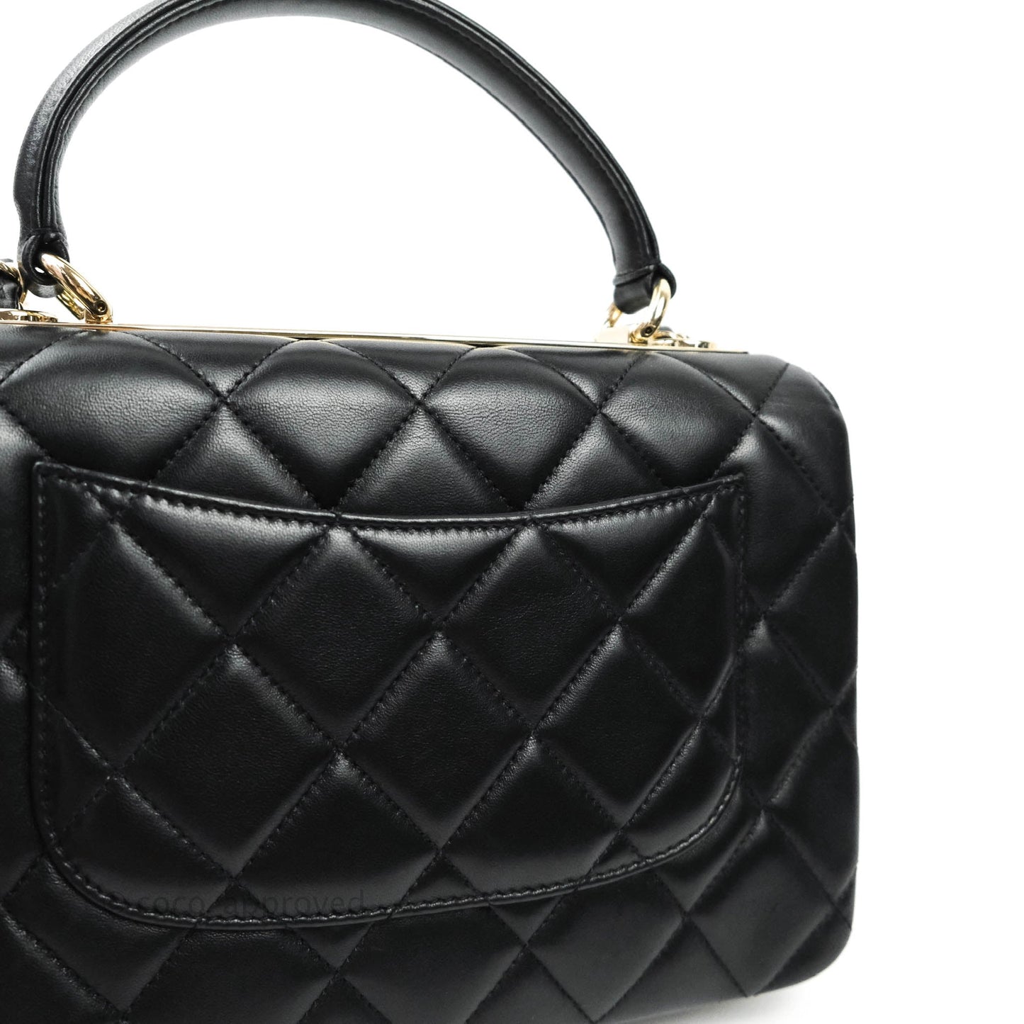 Chanel Trendy CC Small Black Lambskin Gold Hardware