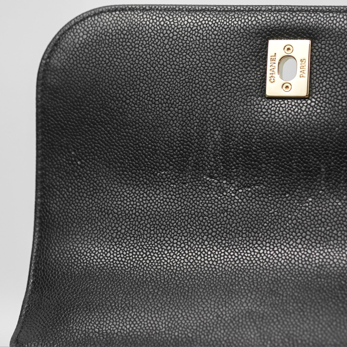 Chanel Quilted Medium Business Affinity Flap Black Caviar Gold Hardware
