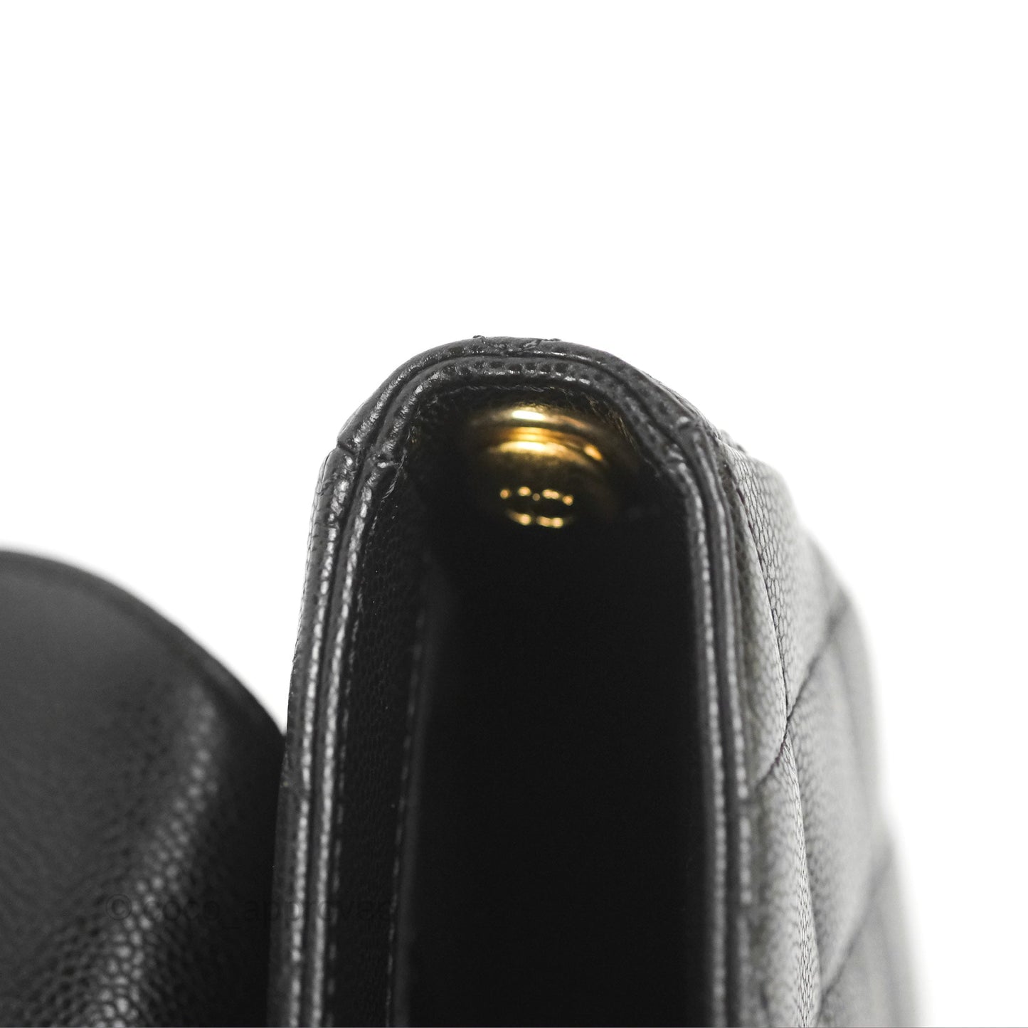 Chanel Mini Messenger Black Caviar Bag 23P