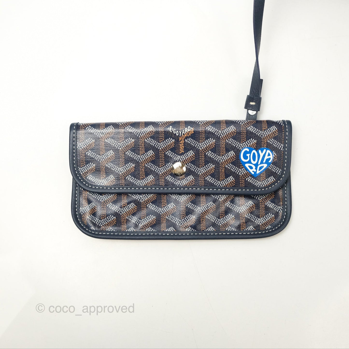 Goyard Bohème Hobo Bag Navy Goyardine Canvas