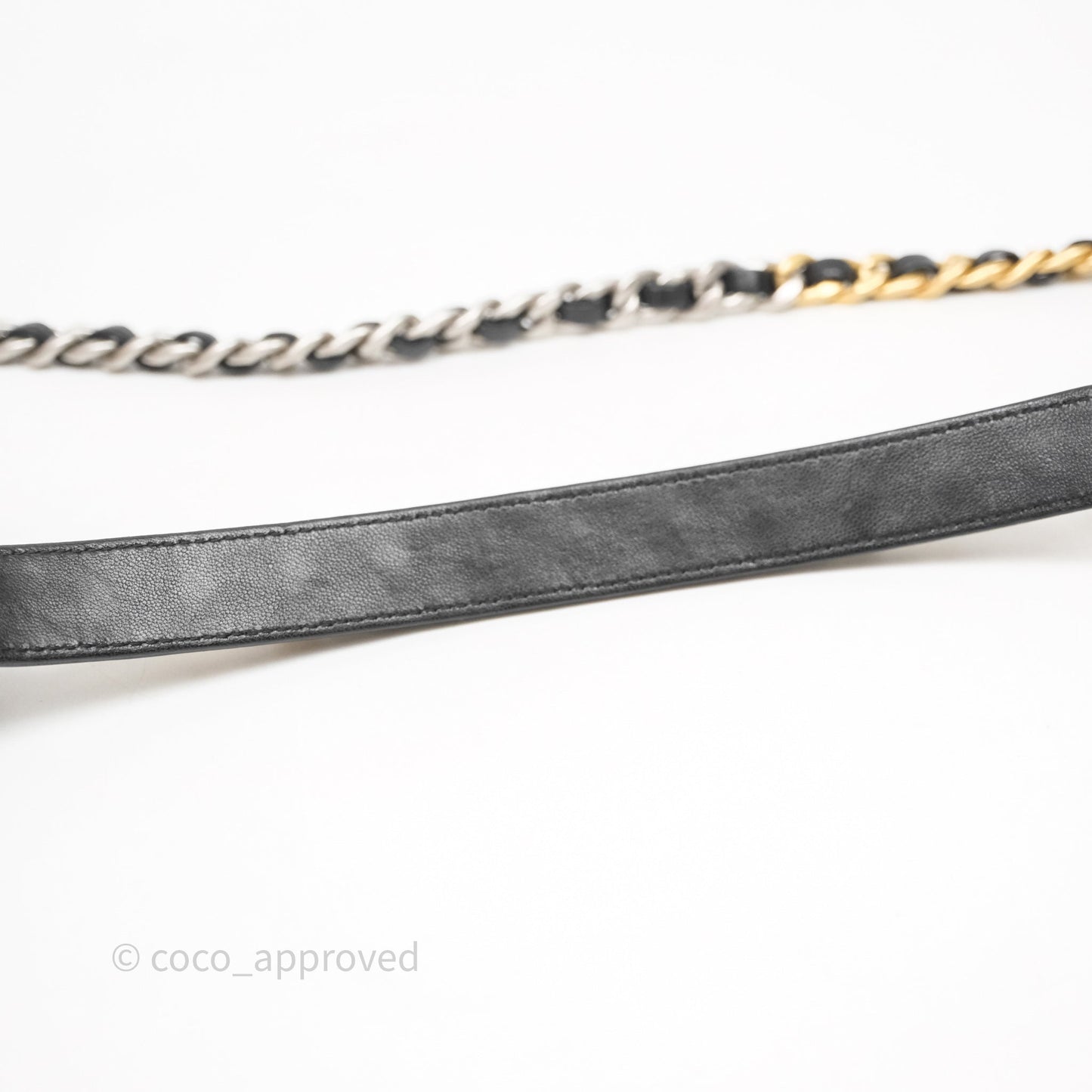 Chanel 19 Wallet on Chain WOC Black Mixed Hardware