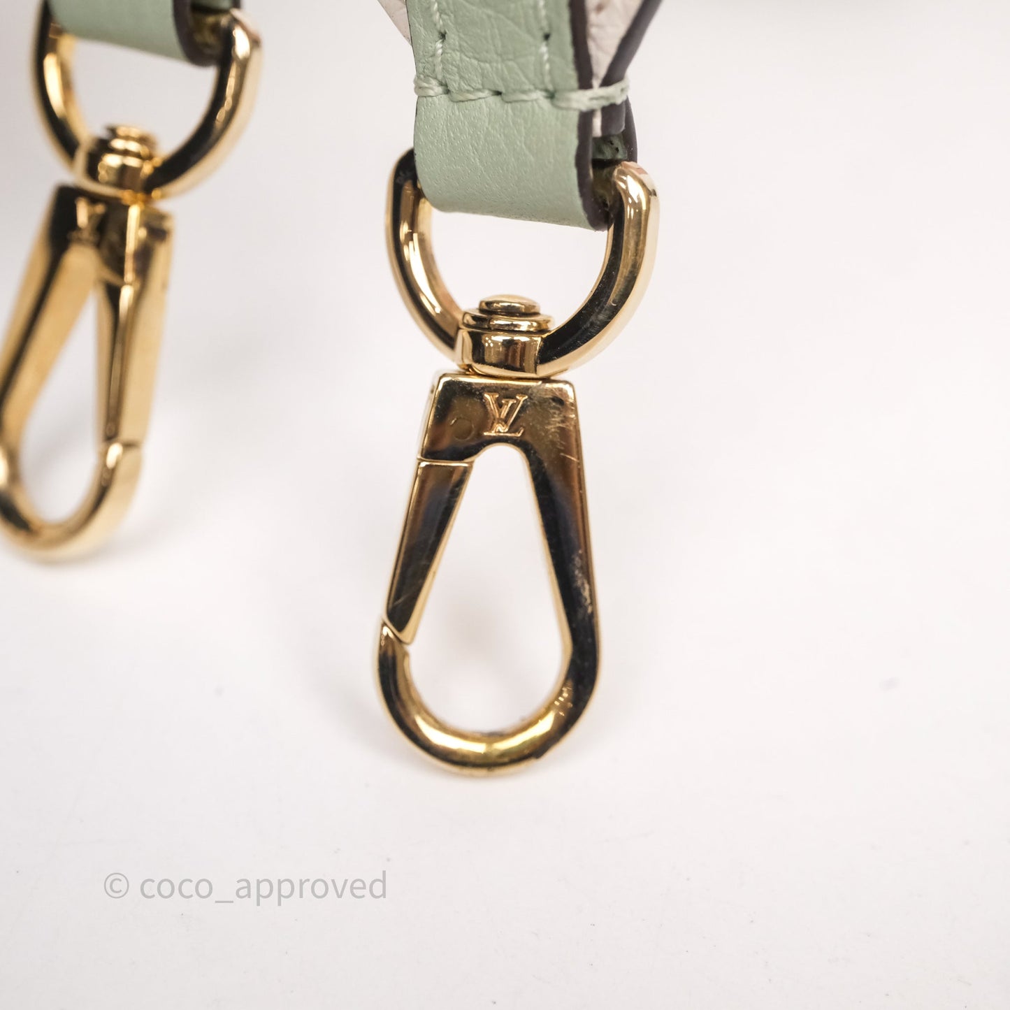 Louis Vuitton Capucines BB Creme Rose Jade Taurillon Leather Gold Hardware