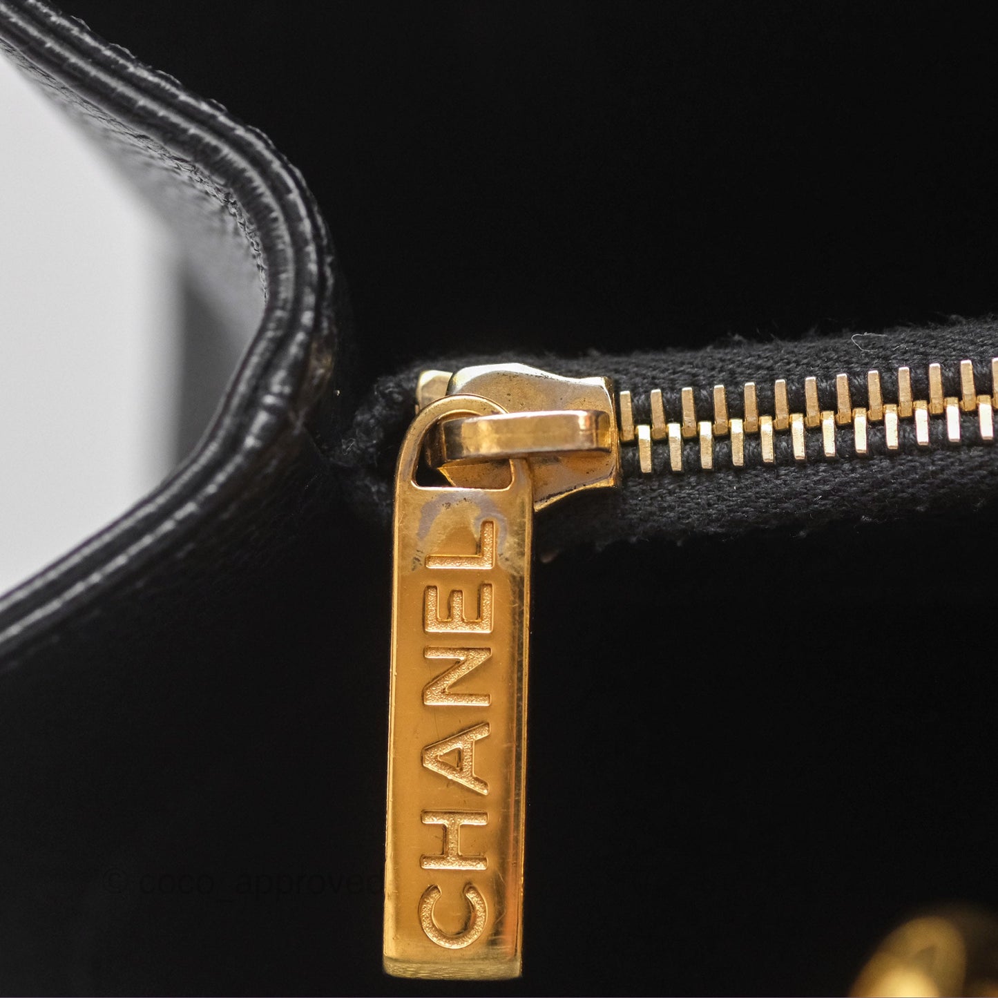 Chanel GST Black Caviar Gold Hardware