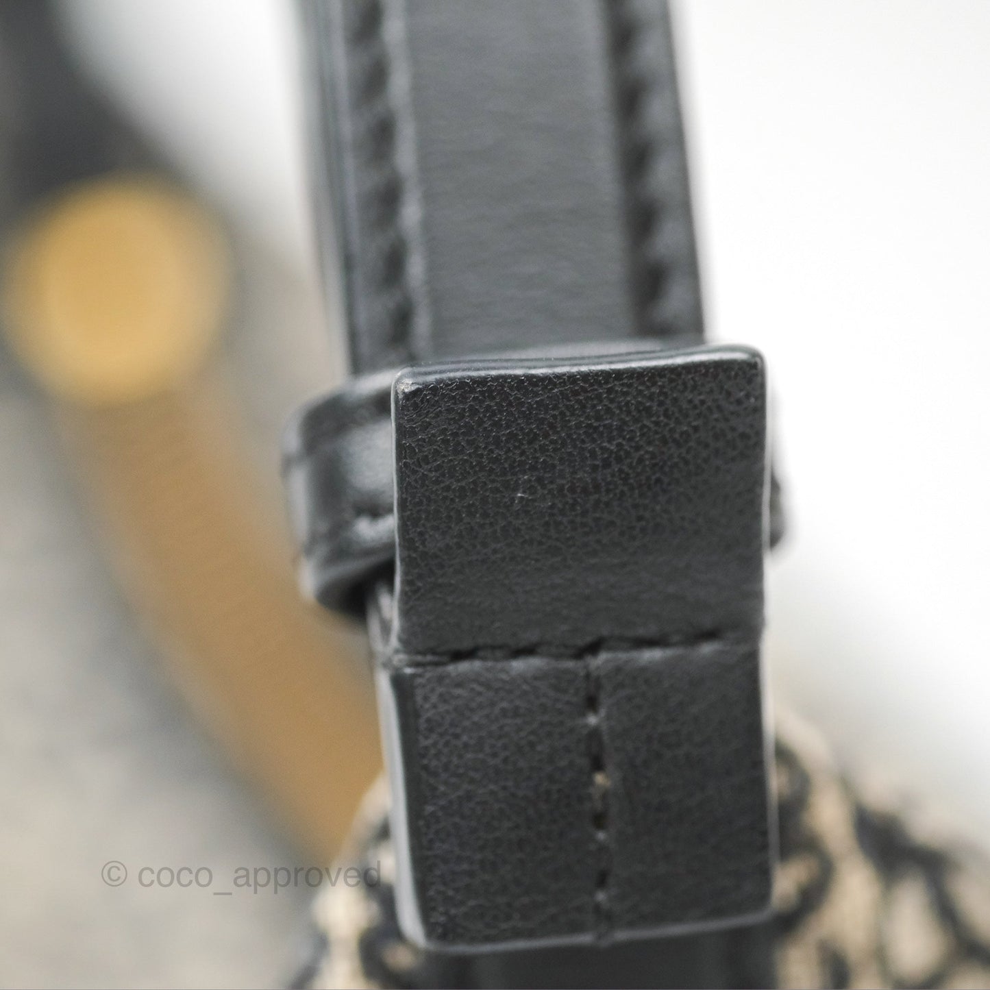 Loewe Small Cubi bag in Anagram Jacquard & Calfskin Navy/Black