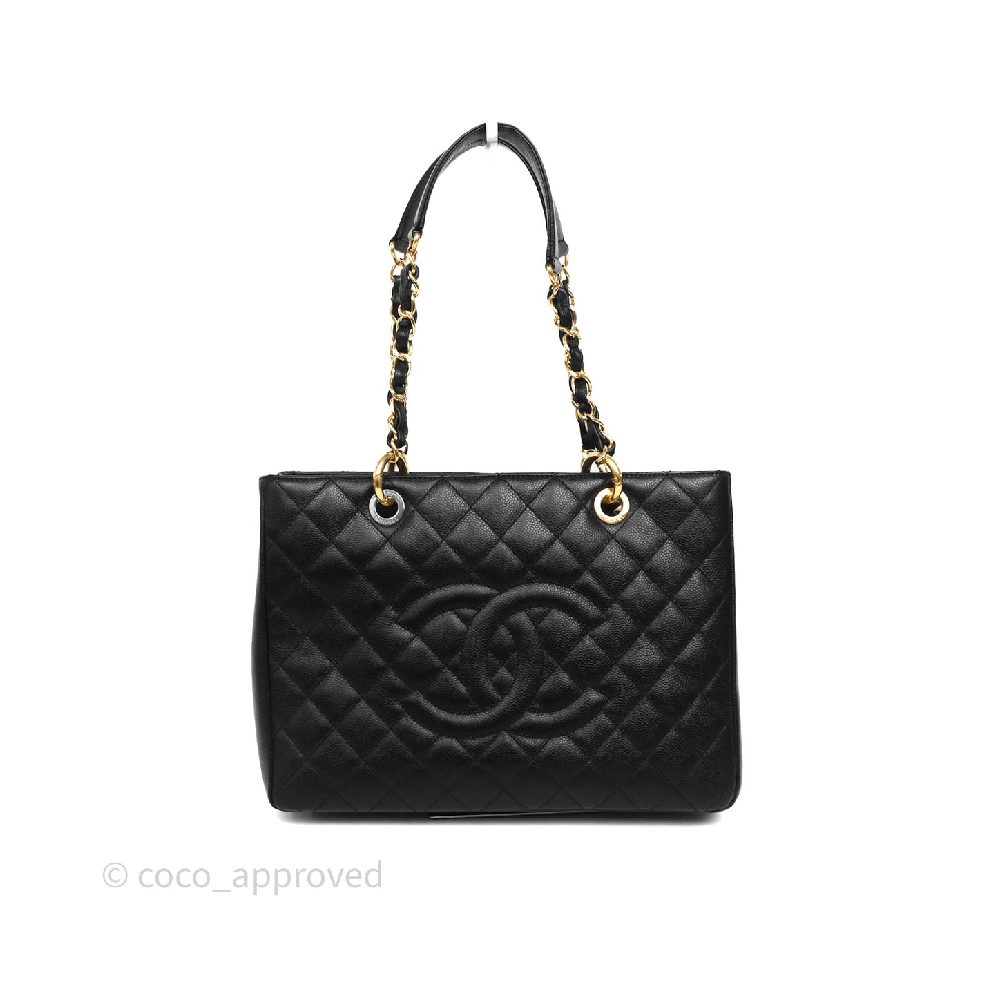 Chanel GST Black Caviar Gold Hardware