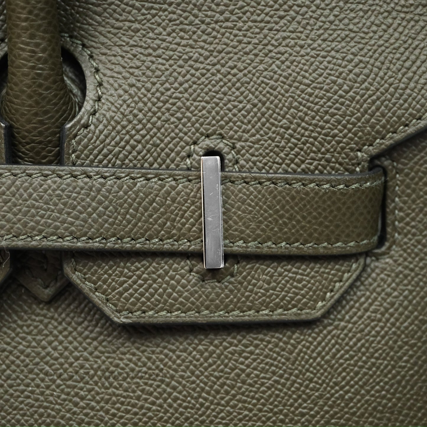 Hermès Birkin 30 Vert de Gris C6 Epsom Sliver Hardware