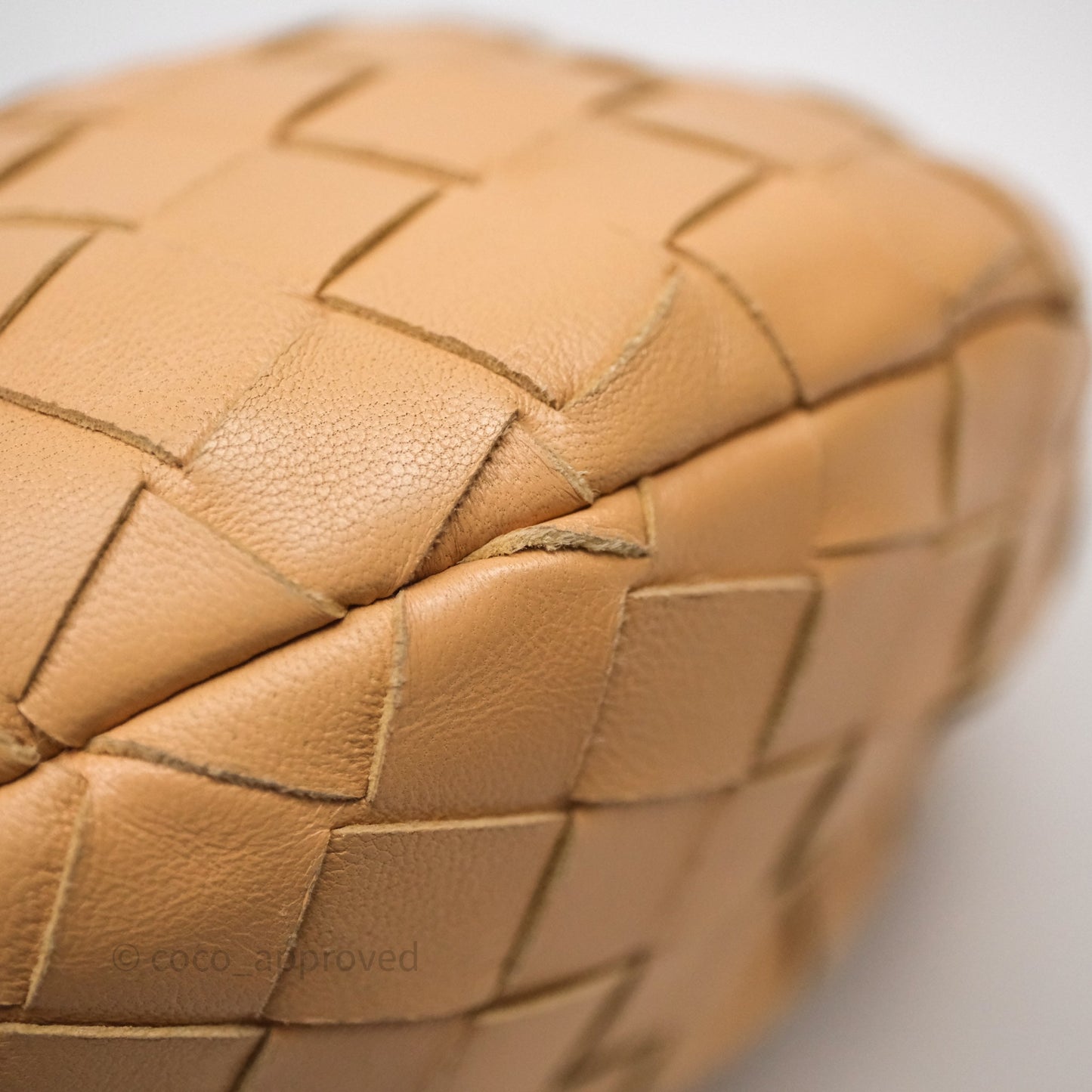 Bottega Veneta Mini Jodie Bag Intrecciato Beige Lambskin