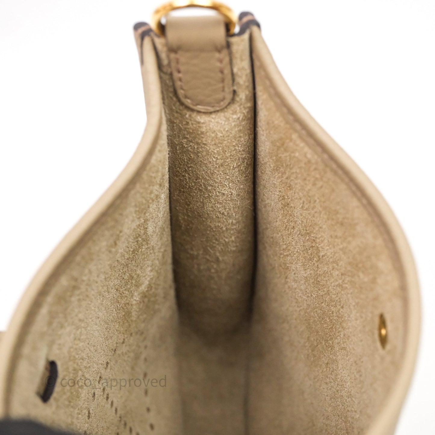 Hermes Mini Evelyne 16 Amazone Beige Marfa 8Q Gold Hardware