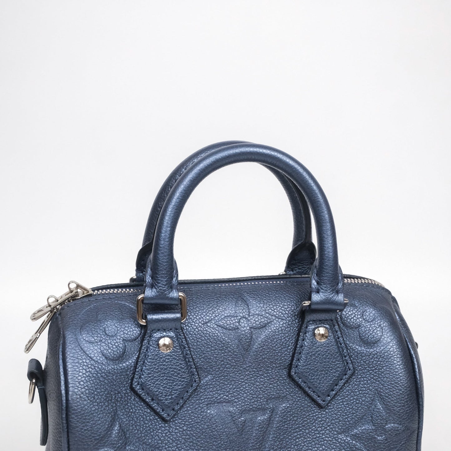 Louis Vuitton Speedy Bandoulière 20 Monogram Empreinte Navy