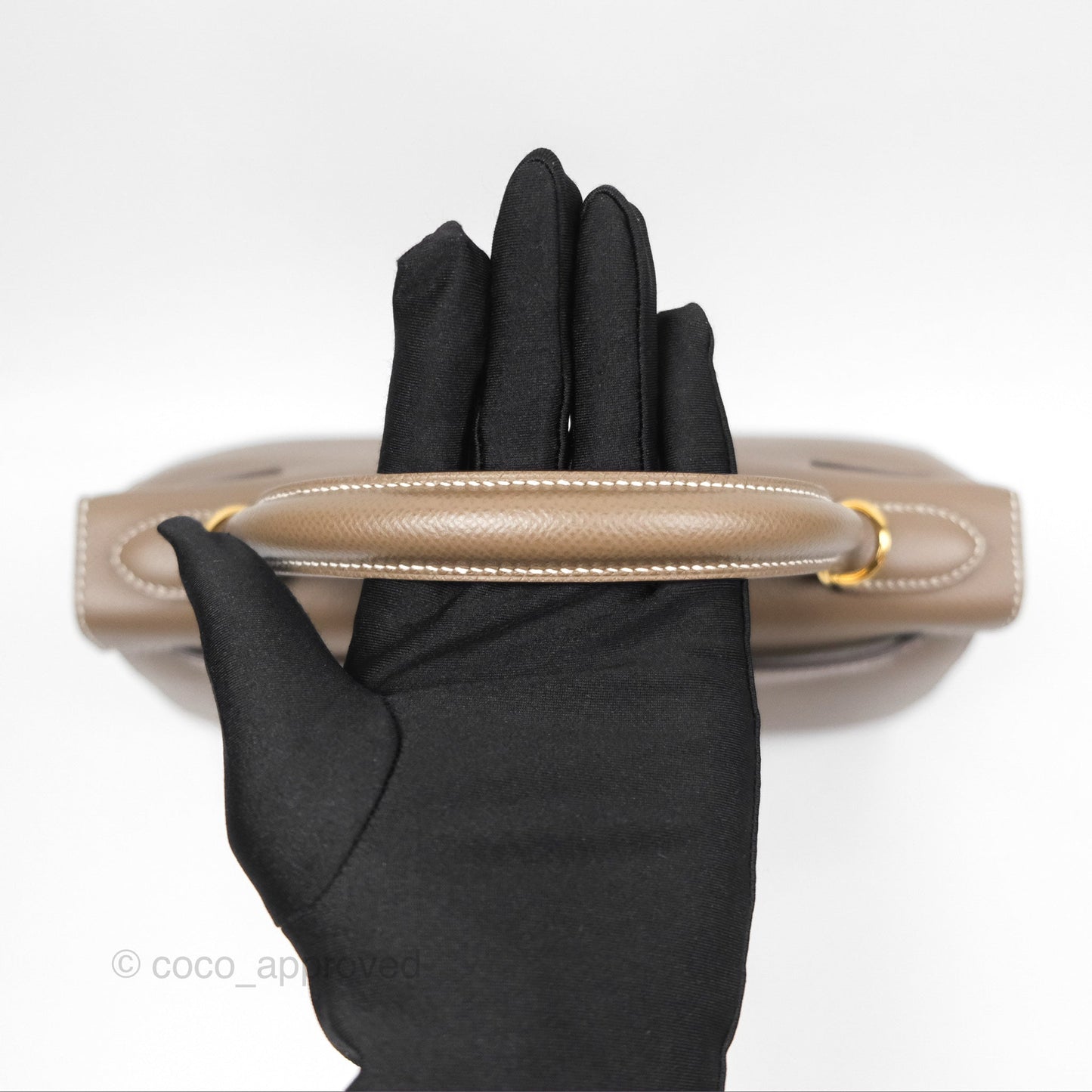 Hermès Kelly Sellier 28 Etoupe 18 Epsom Gold Hardware
