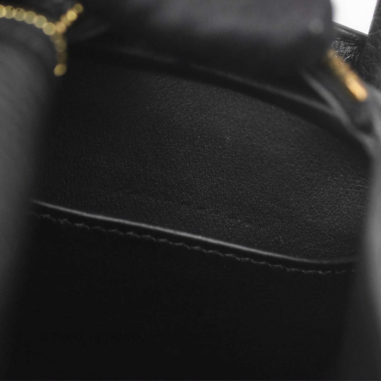 Hermès Mini Lindy 20 Noir 89 Clemence Gold Hardware