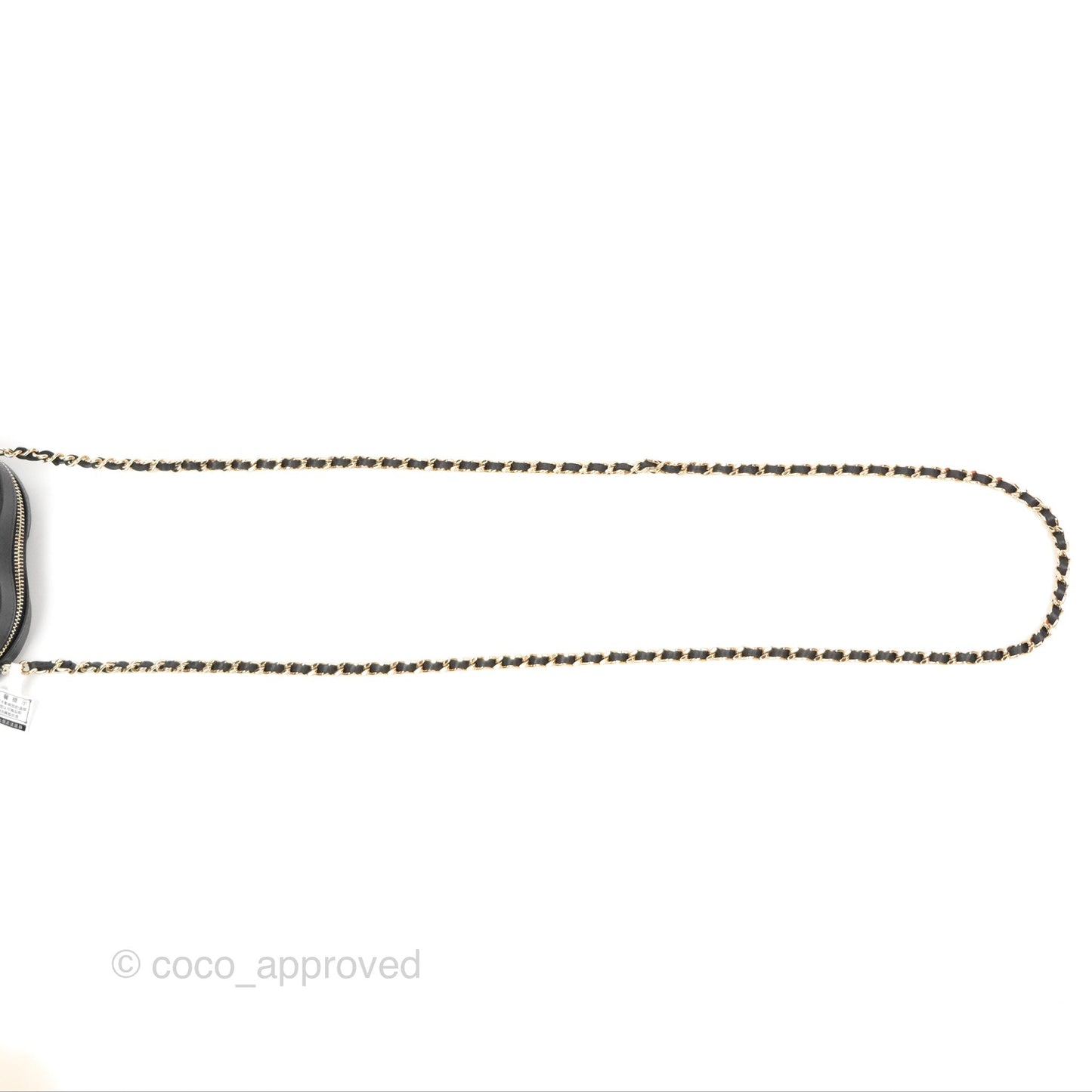 Chanel Small Heart Bag Black Lambskin Gold Hardware 22S