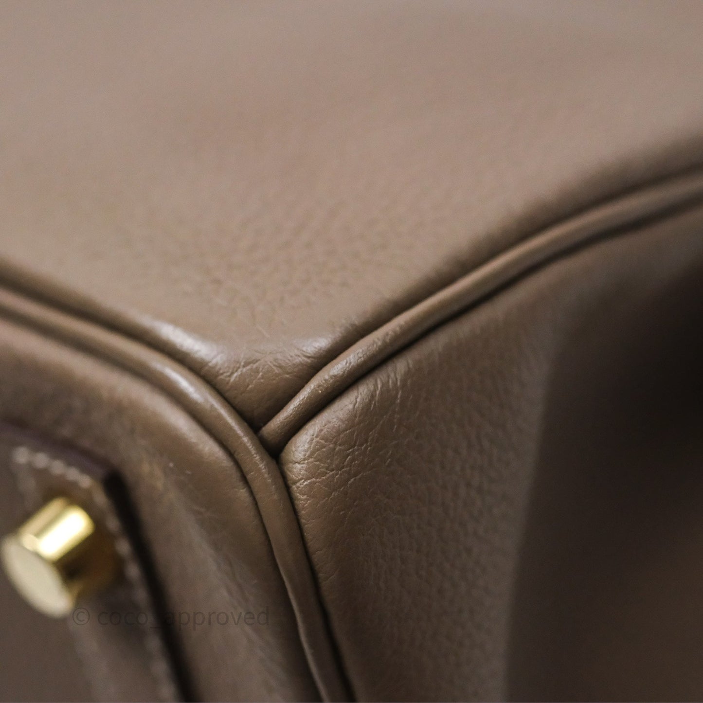 Hermès Birkin 30 Etoupe 18 Togo Gold Hardware