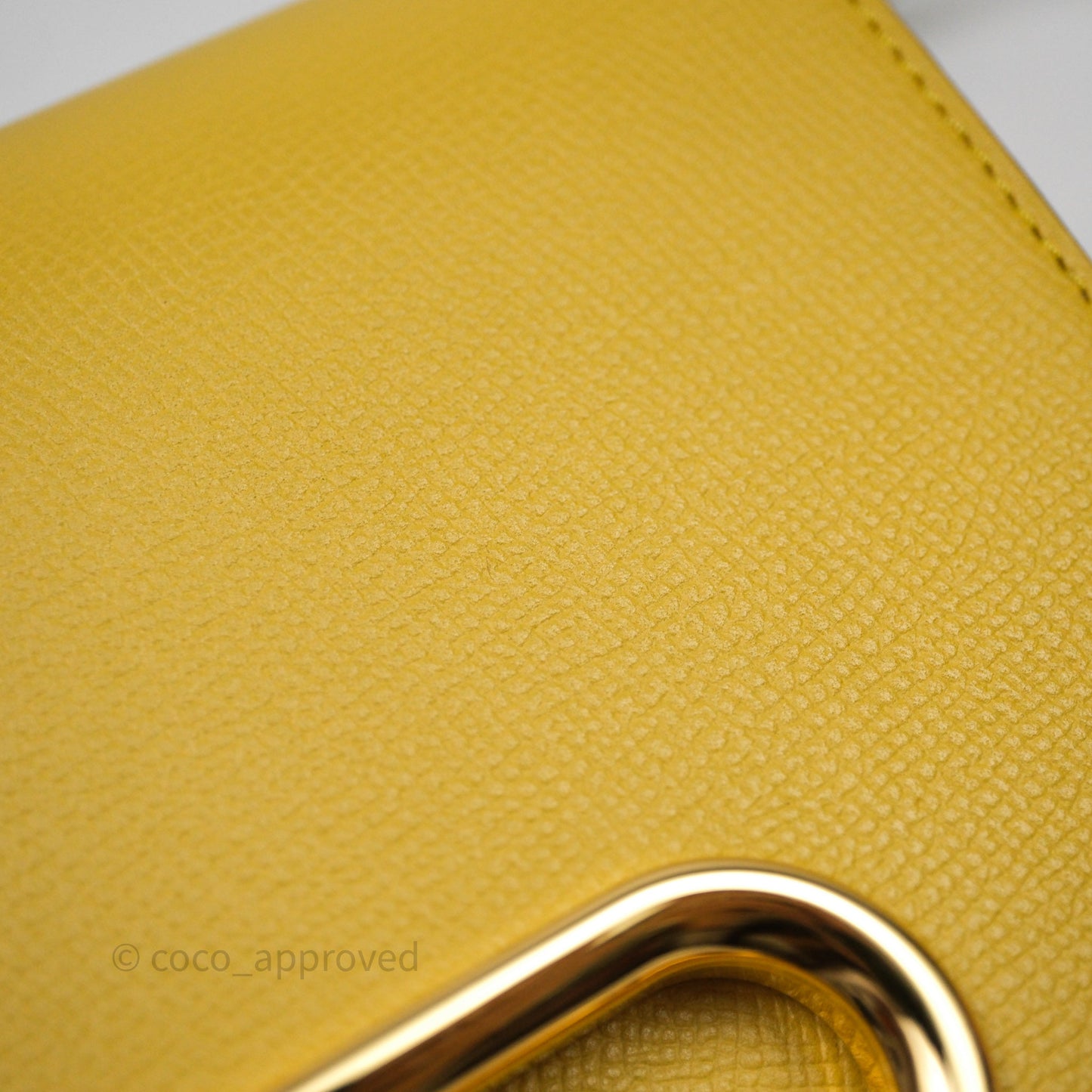 Delvaux Small Lingot Bag Pollen Alpina Calfskin Gold Hardware