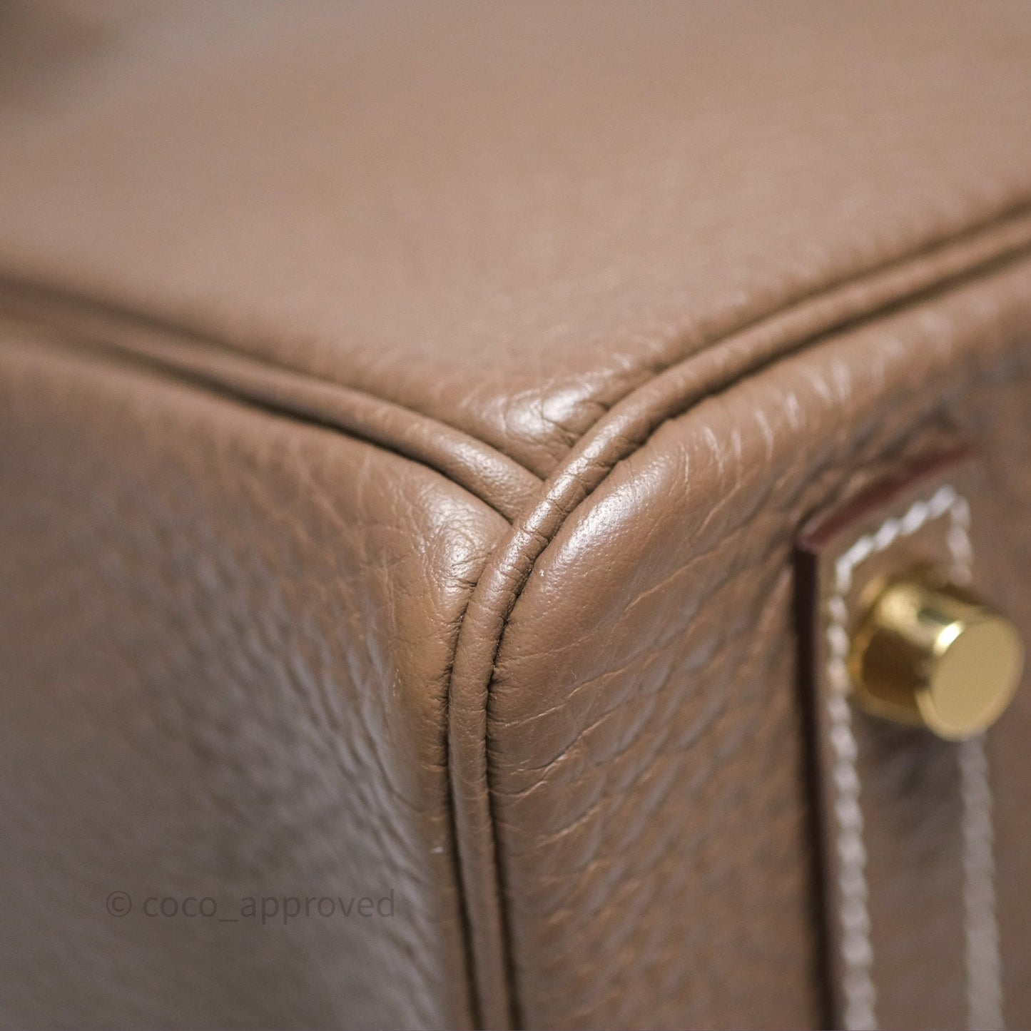 Hermès Birkin 30 Retourne Etoupe 18 Togo Gold Hardware