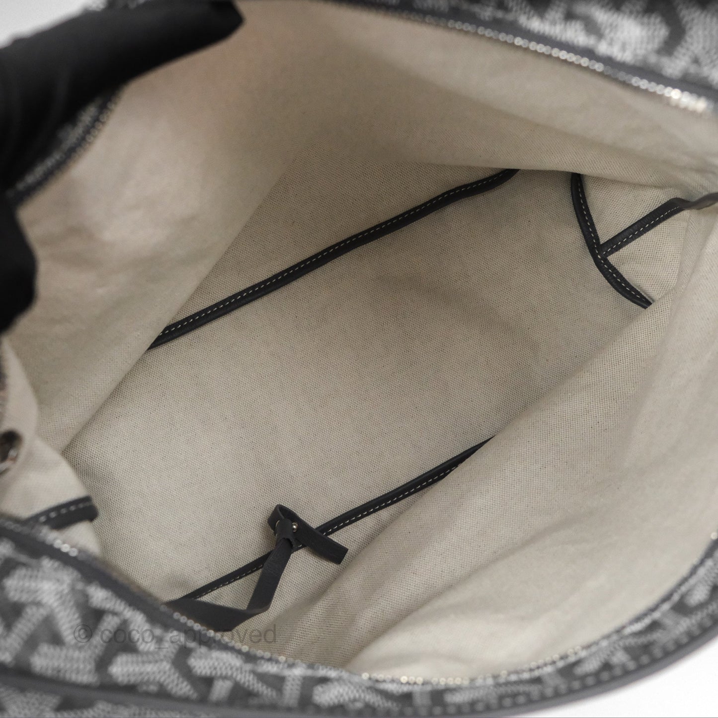 Goyard Bohème Hobo Bag Grey Goyardine Canvas