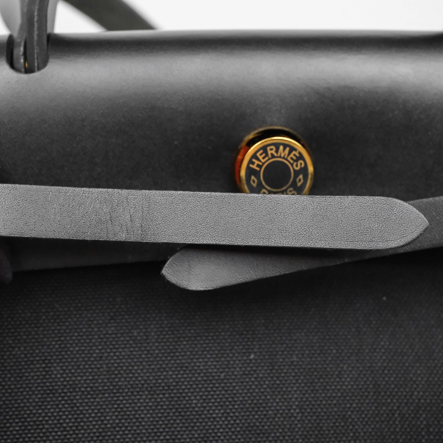 Hermès Herbag Zip 31 Noir 89 Canvas Gold Hardware
