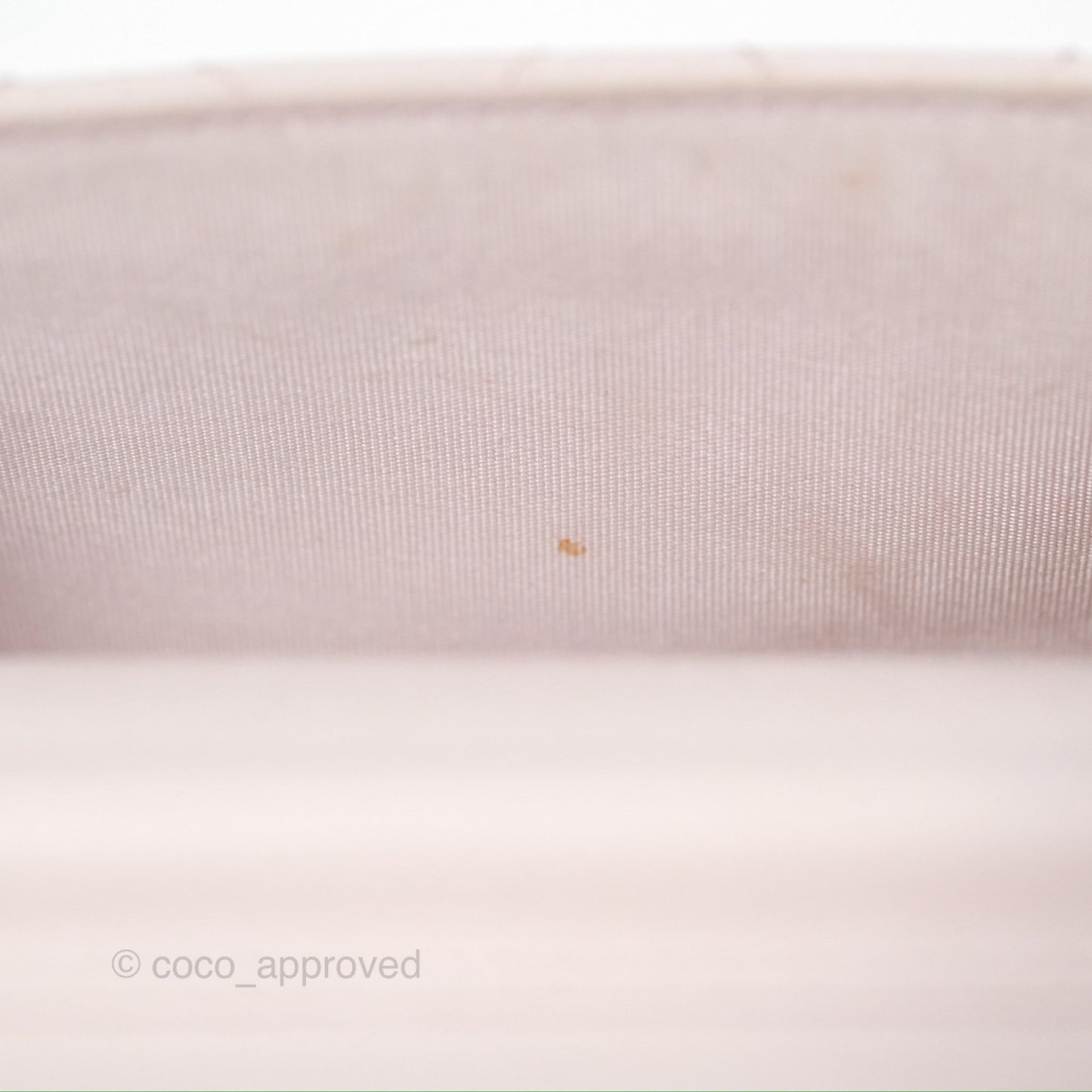 Chanel Miss Coco Clutch With Chain Quilted Lilac Pink Caviar Gold Hardware