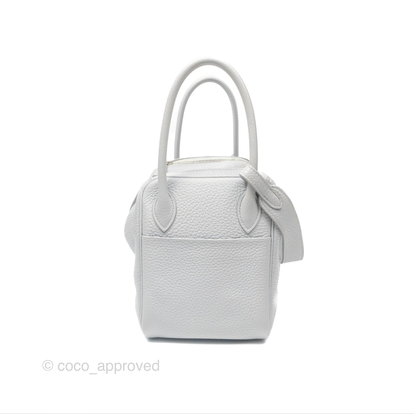 Hermès Lindy 26 Blue Glacier 8U Taurillon Clemence Palladium Hardware