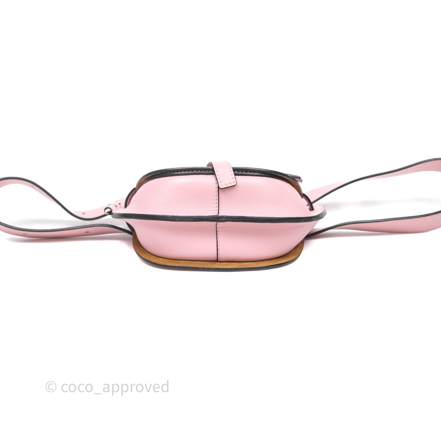 Loewe Mini Gate Belt Bag in Soft Calfskin Pink
