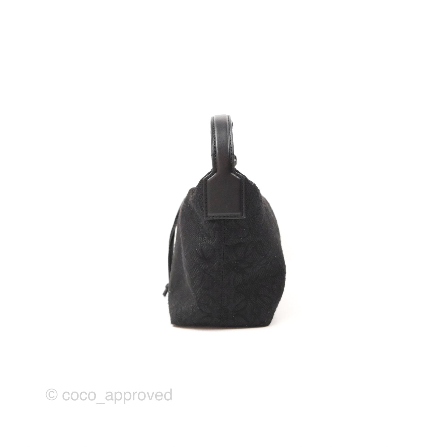 Loewe Small Cubi bag in Anagram Jacquard & Calfskin Black