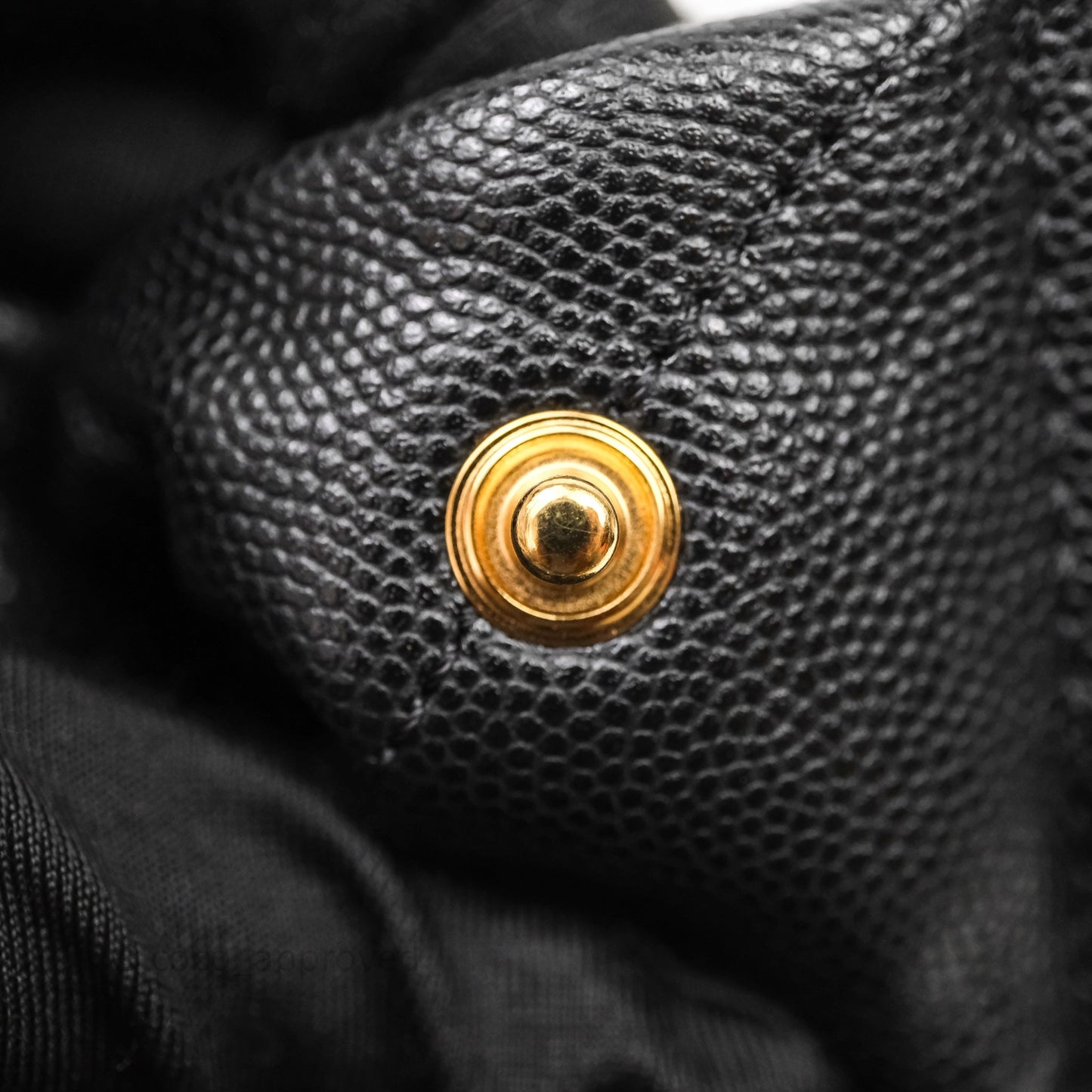 Chanel 22 Small Black Caviar Aged Gold Hardware