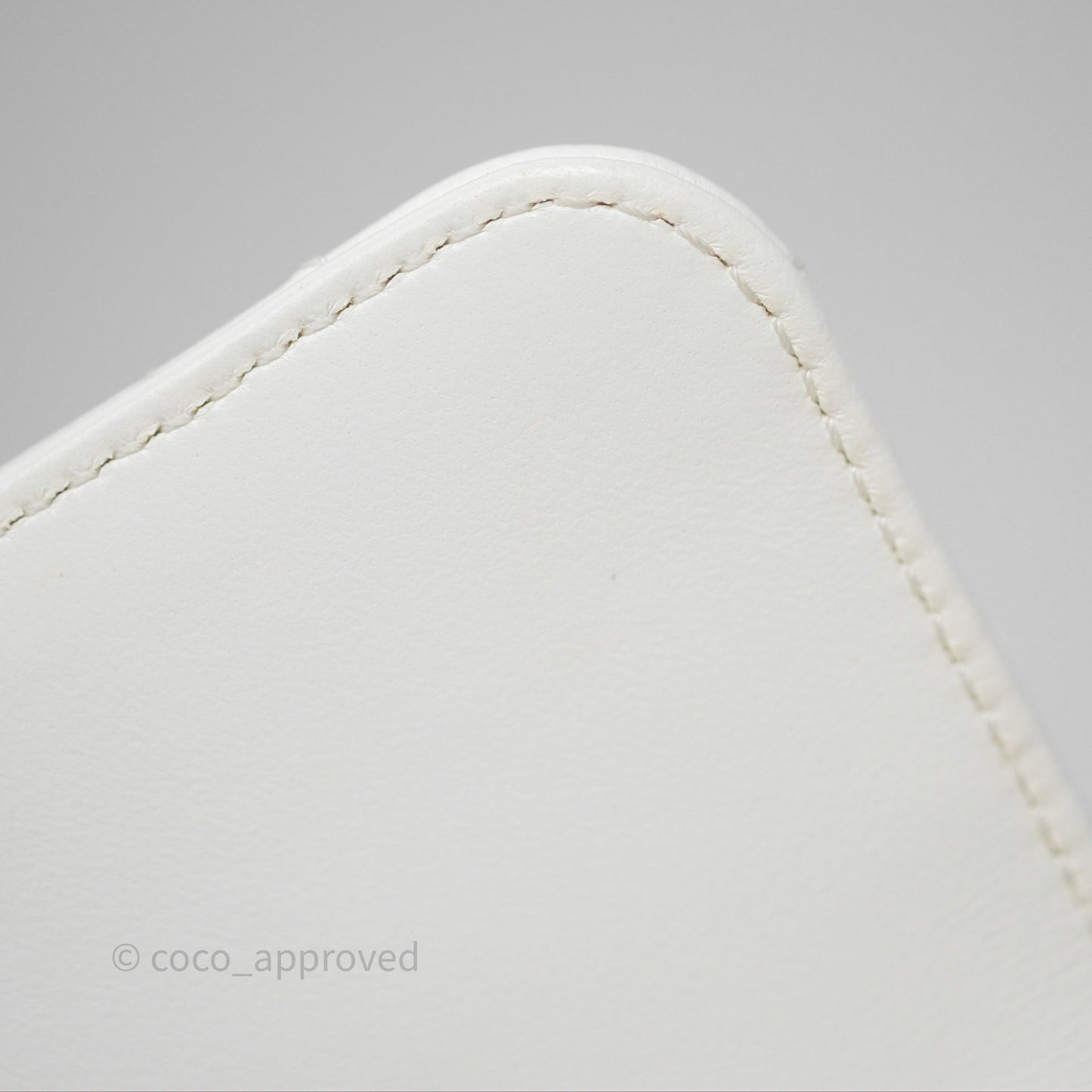 Chanel Crystals Top Handle Mini Rectangular Flap Bag White Lambskin Gold Hardware