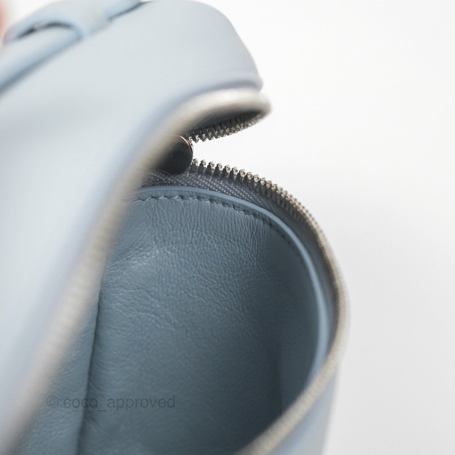 Loro Piana Extra Pocket L19 Blue Grained Calfskin