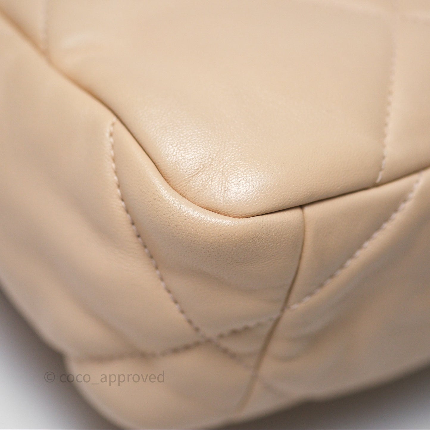 Chanel 19 Small Beige Mixed Hardware