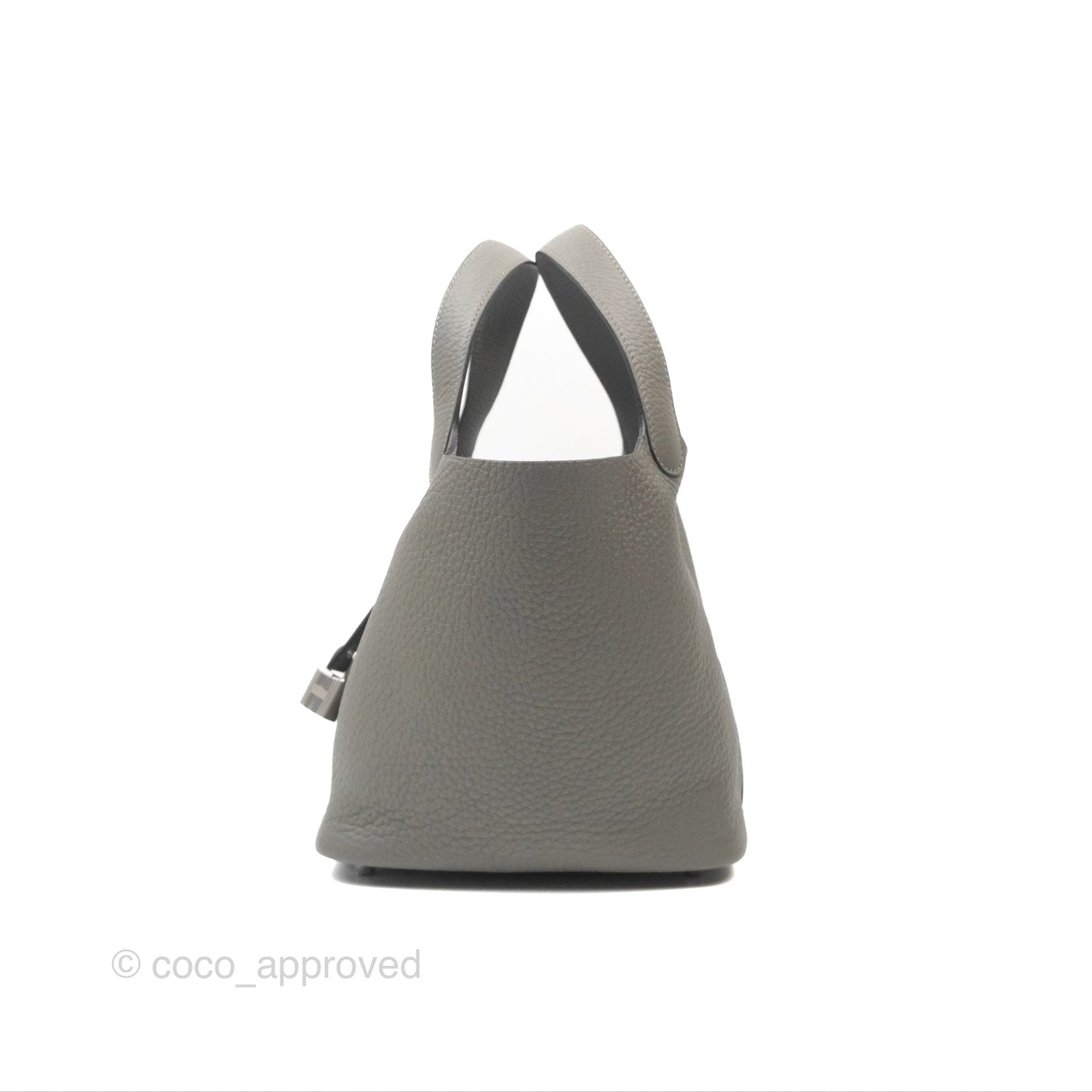 Hermès Picotin Lock 18 Gris Meyer 0L Clemence Palladium Hardware