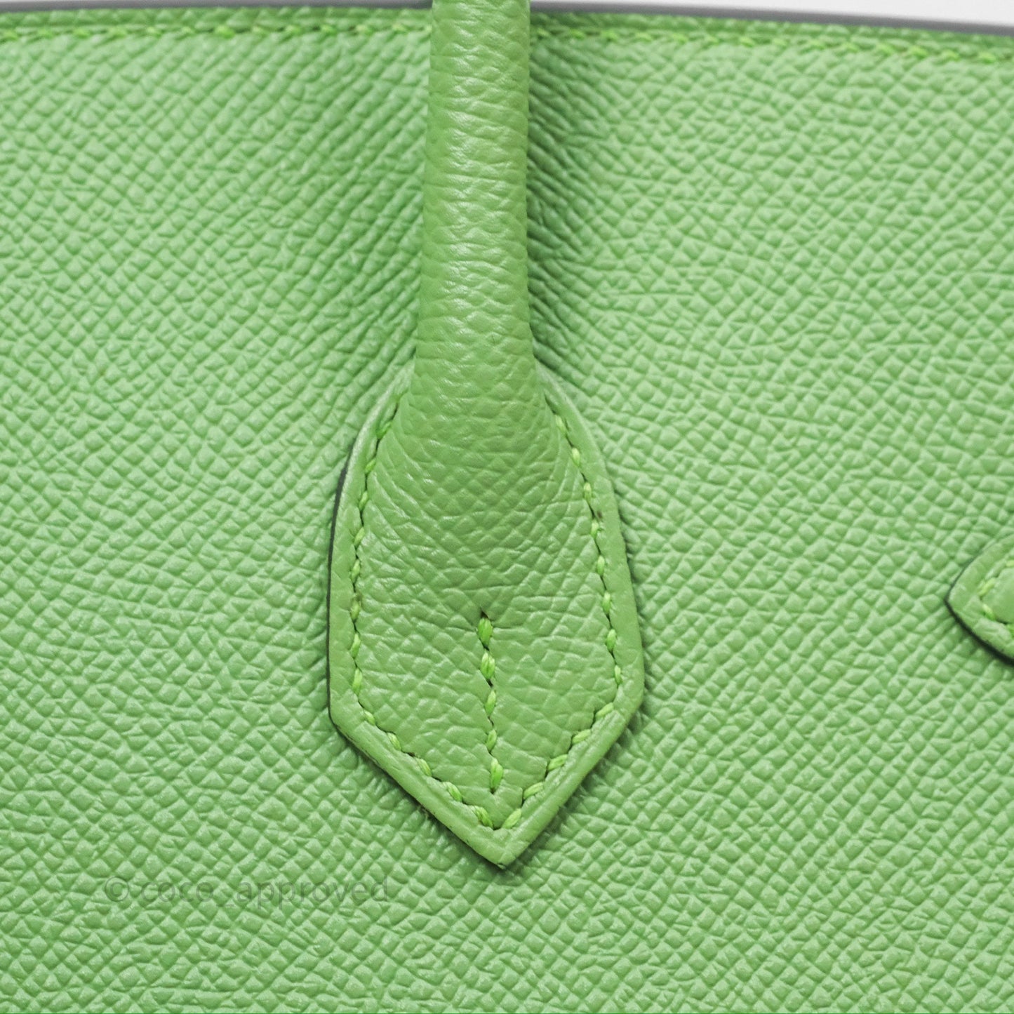 Hermès Birkin 25 Sellier Vert Criquet 3I Epsom Gold Hardware