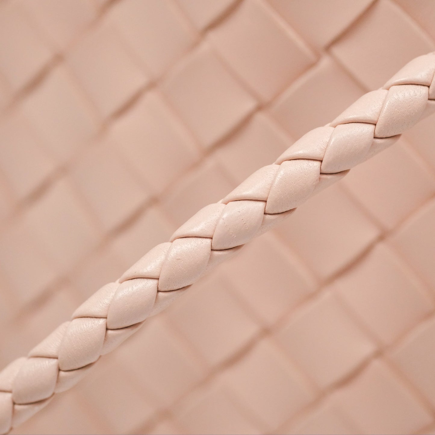 Bottega Veneta Small Andiamo Bag Lotus Intrecciato Lambskin