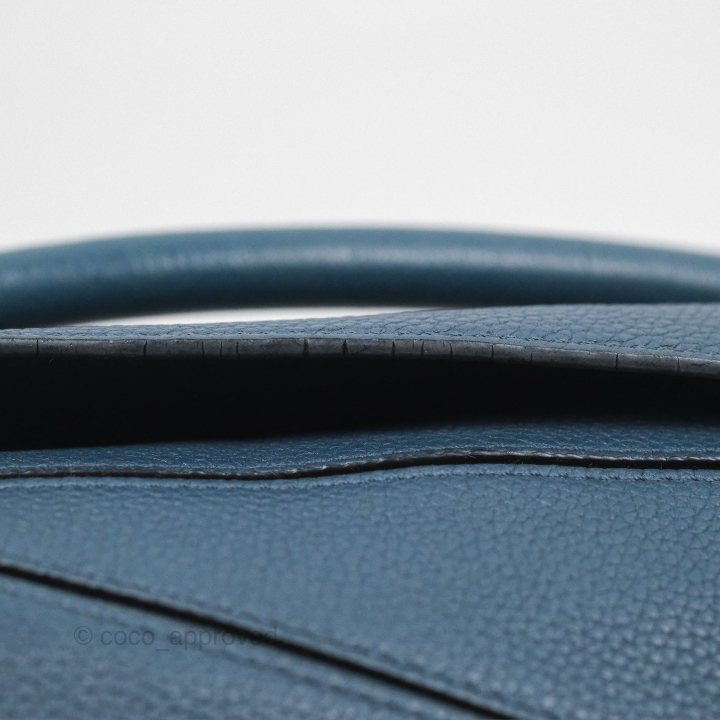 Loewe Small Puzzle Bag Navy Grained Calfskin