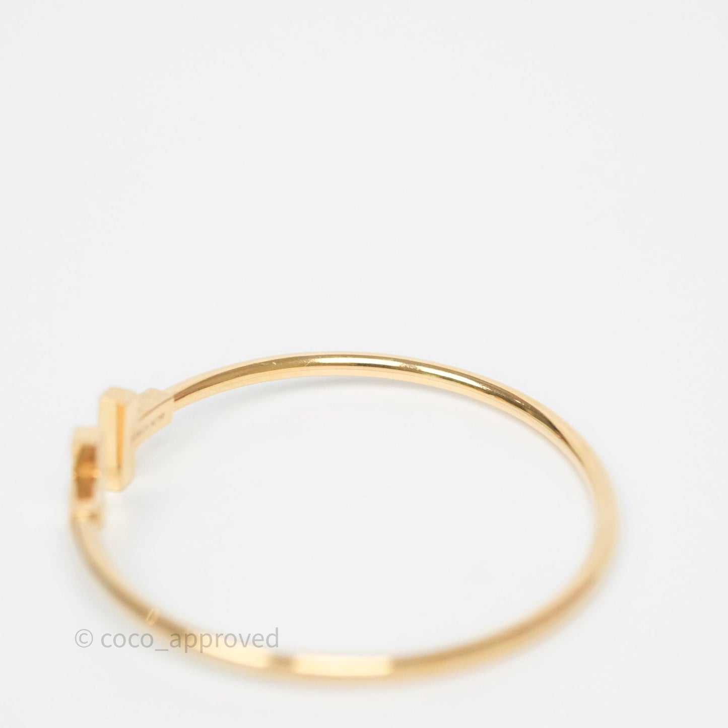 Tiffany & Co Tiffany T Wire Bracelet In Yellow Gold