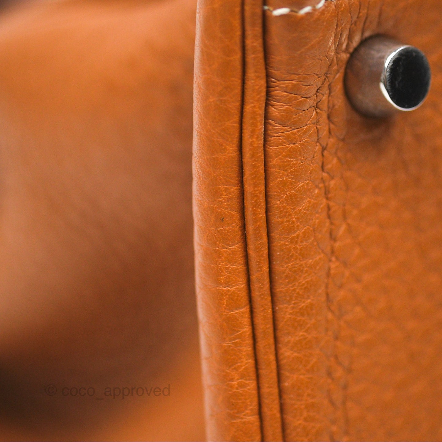Hermès Kelly 32 Retourne Gold Togo Palladium Hardware