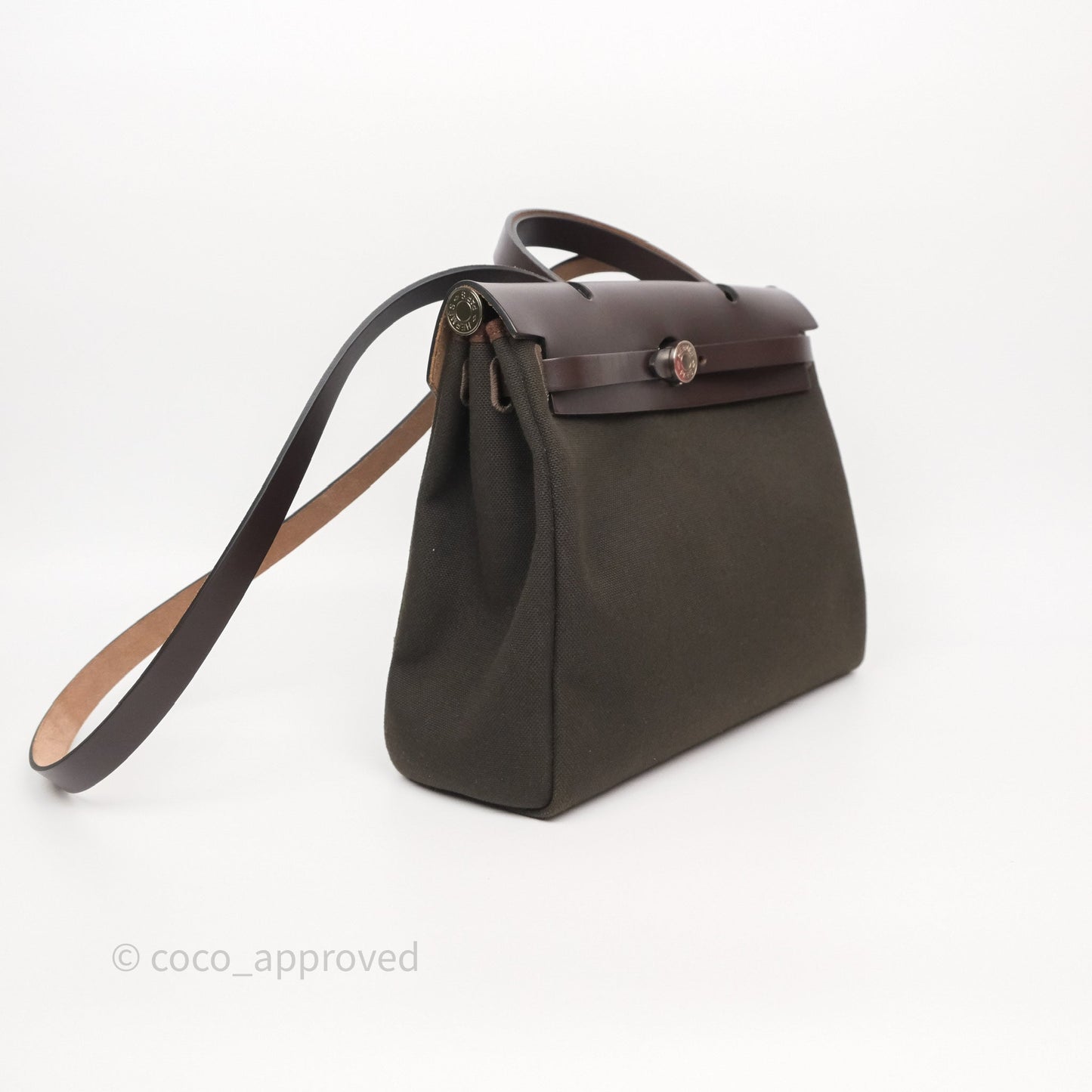 Hermès Herbag Zip 31 Retourne Dark Bronze Ebene Palladium Hardware