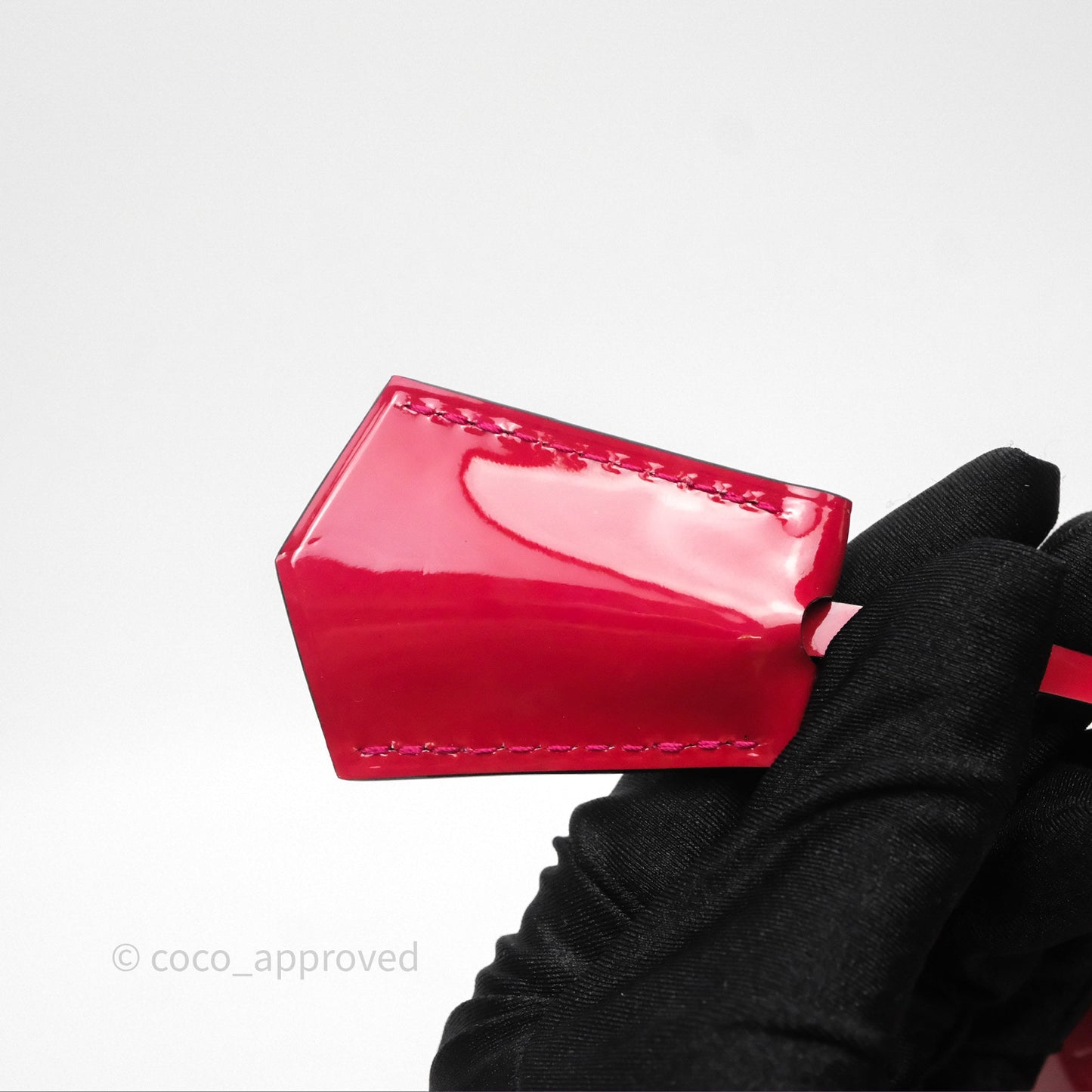 Louis Vuitton Alma BB Red Patent Gold Hardware
