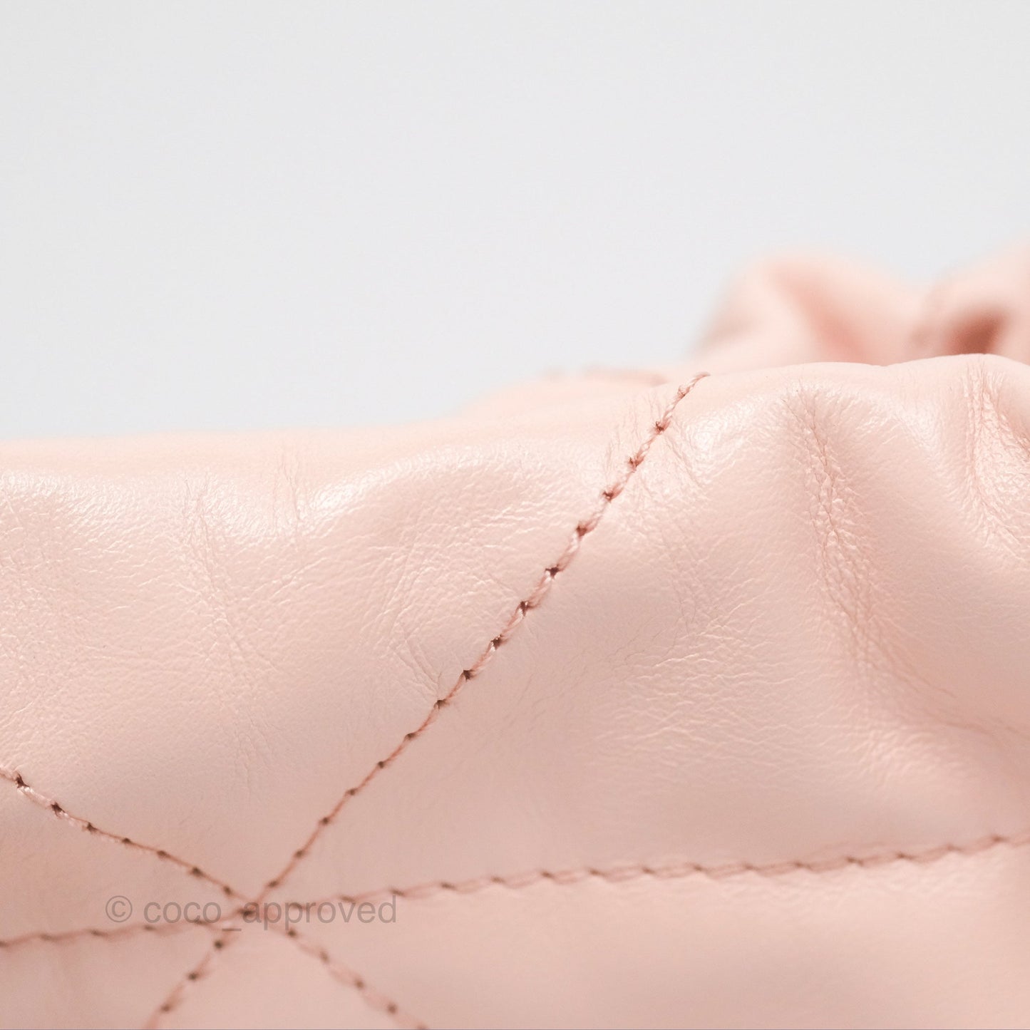 Chanel 22 Mini Bag Pink Shiny Crumpled Calfskin