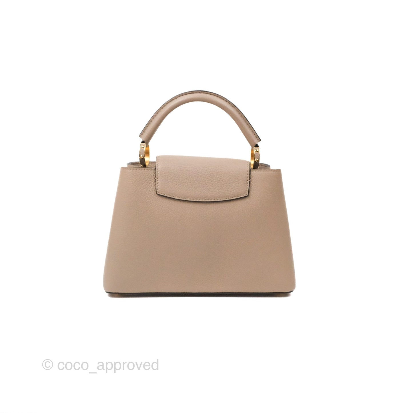 Louis Vuitton Taurillon Capucines BB Galet