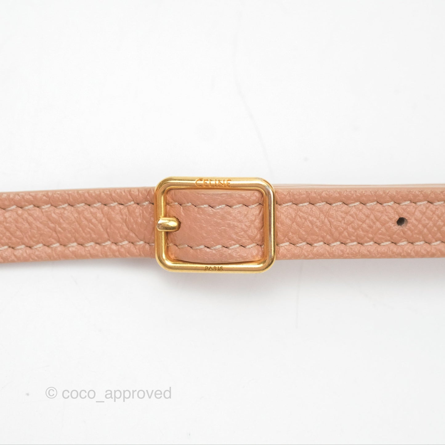 Celine Pico Belt Bag Desert Rose Grained Calfskin Gold Hardware