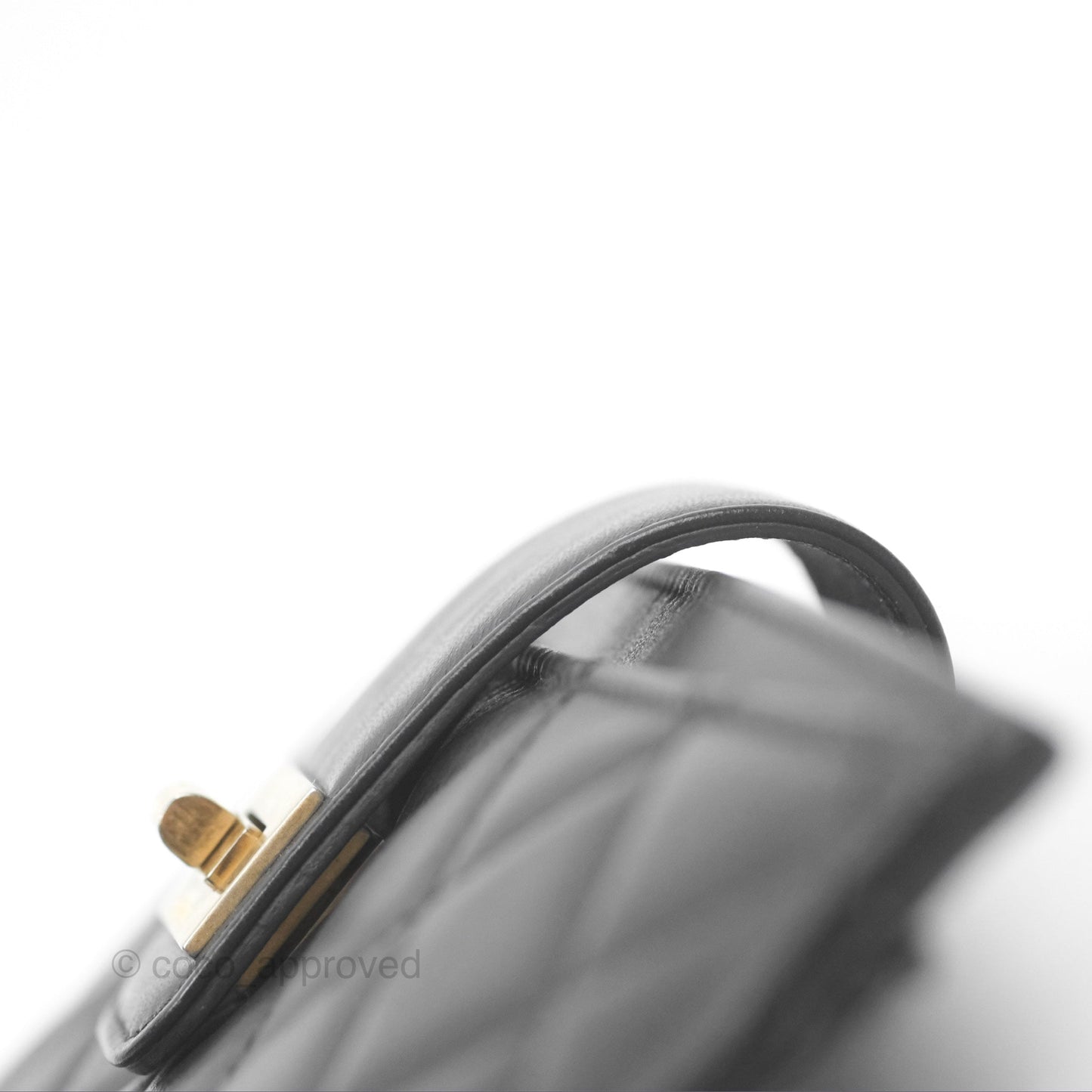 Chanel 2.55 Reissue Purse Aged Calfskin Black Aged Gold Hardware