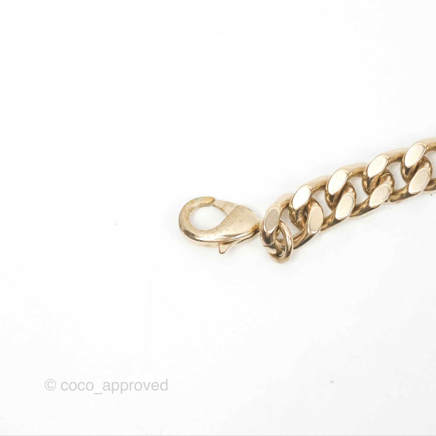 Chanel CC Woven Chain Belt Gold Hardware 17P