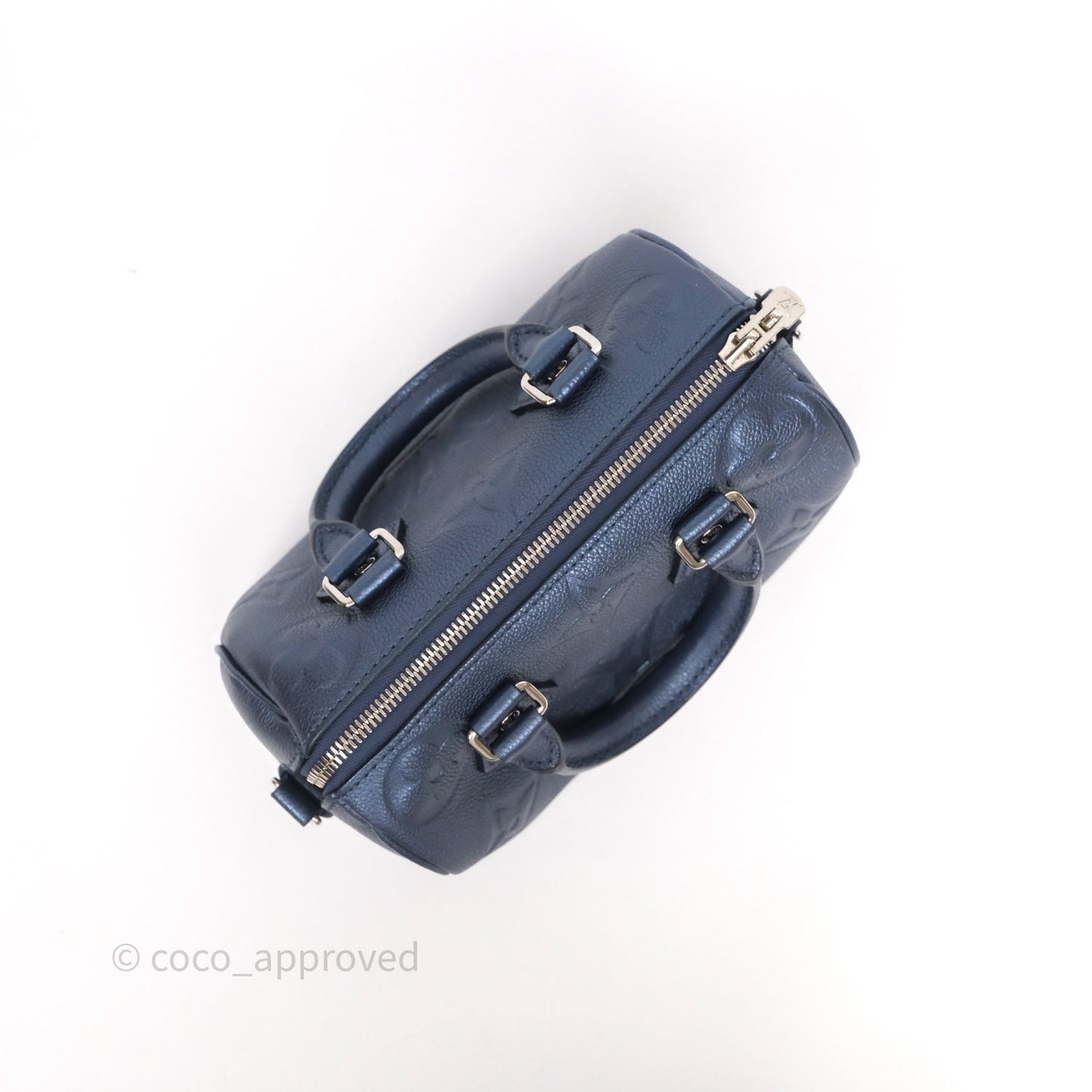 Louis Vuitton Speedy Bandoulière 20 Monogram Empreinte Navy