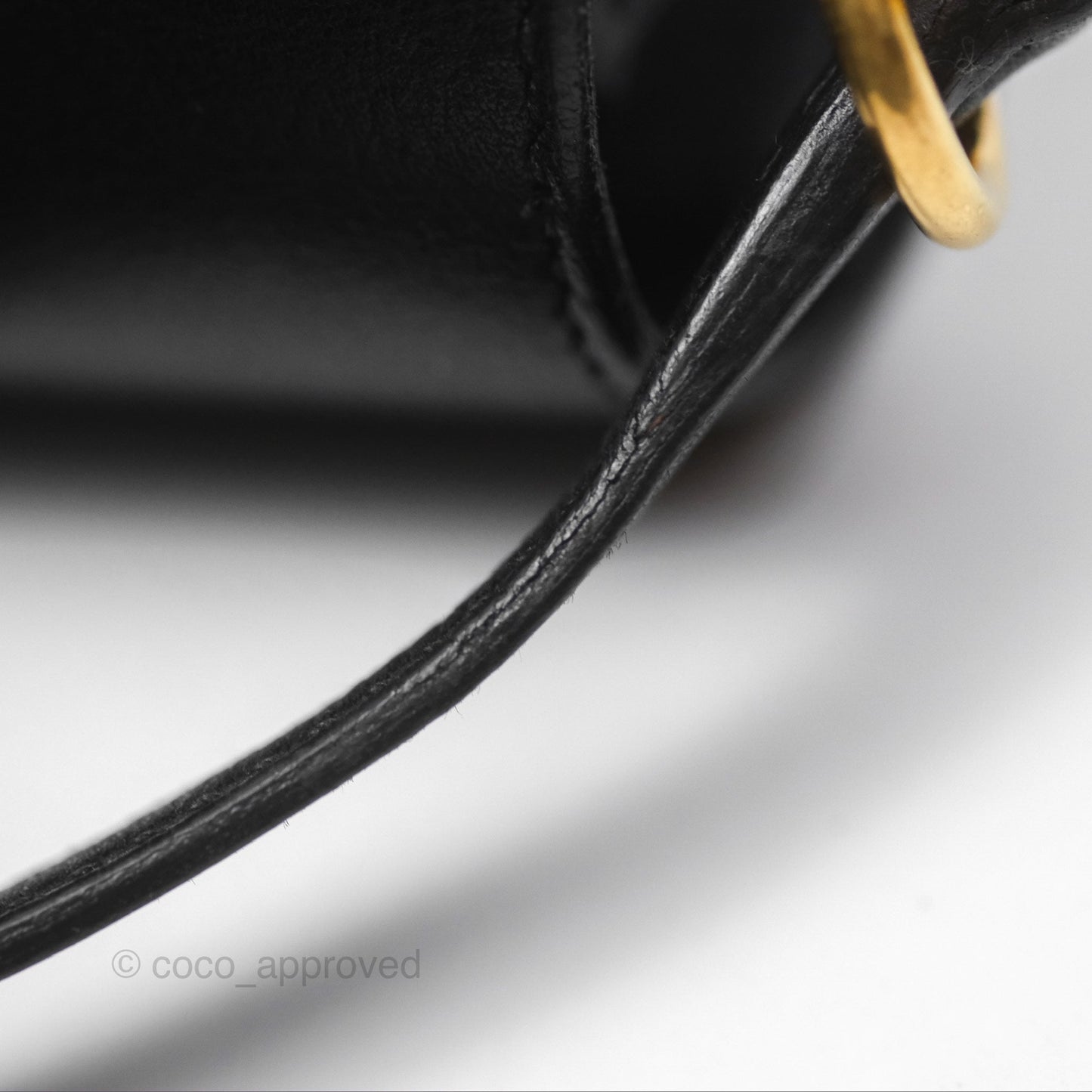 Hermès Roulis Mini 18 Noir 89 Veau Evergrain Gold Hardware