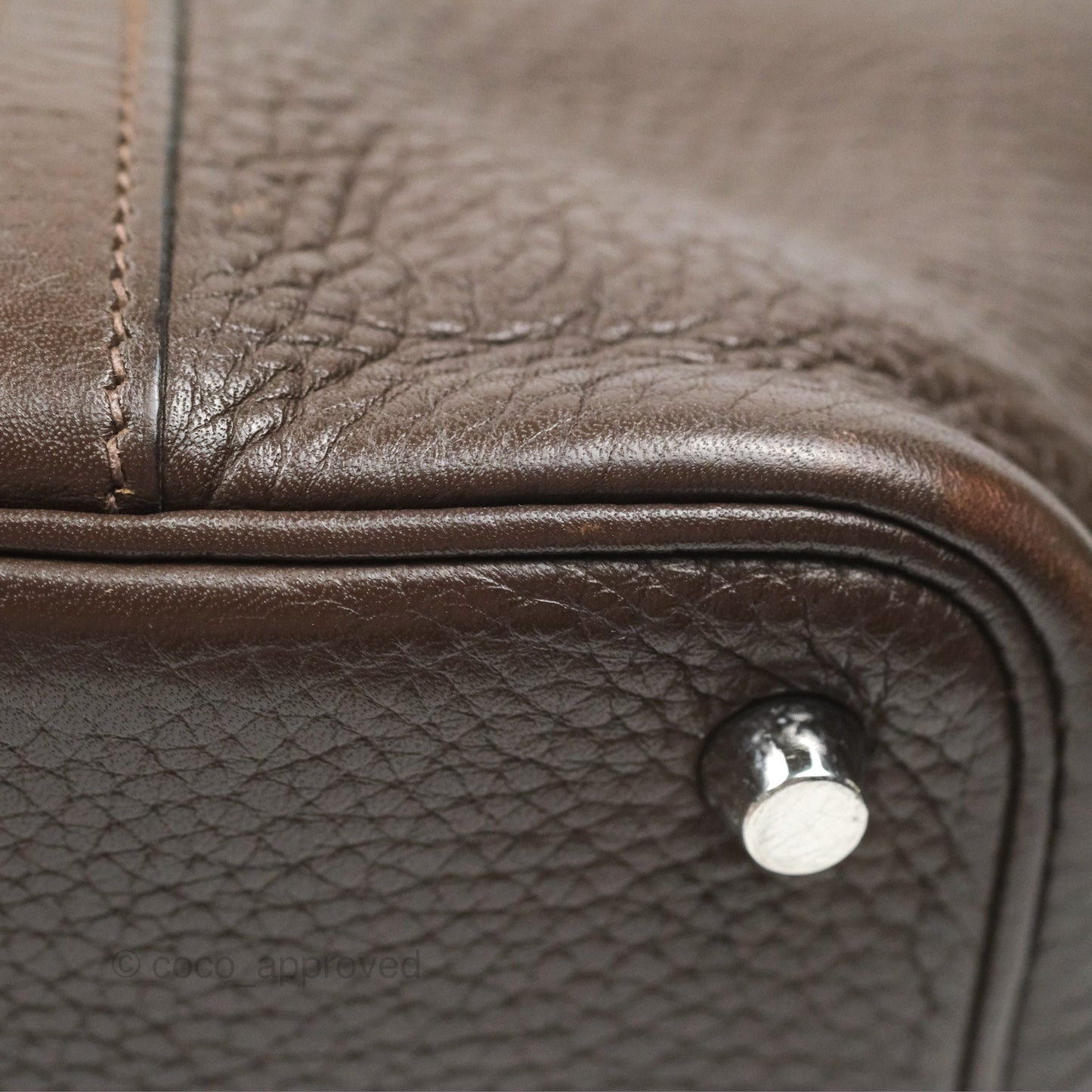 Hermès Picotin Lock 18 Macassar Clemence Palladium Hardware