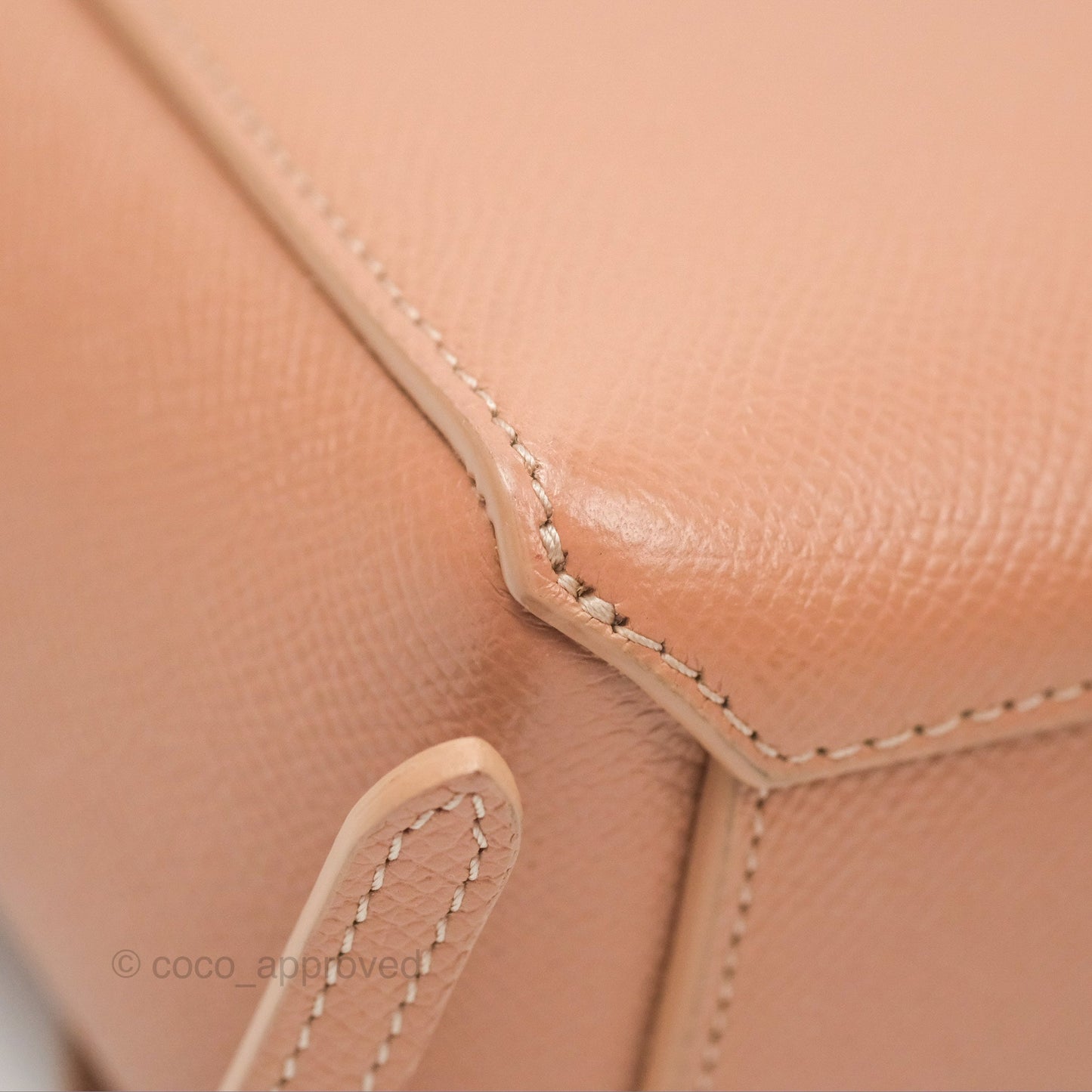 Celine Pico Belt Bag Desert Rose Grained Calfskin Gold Hardware