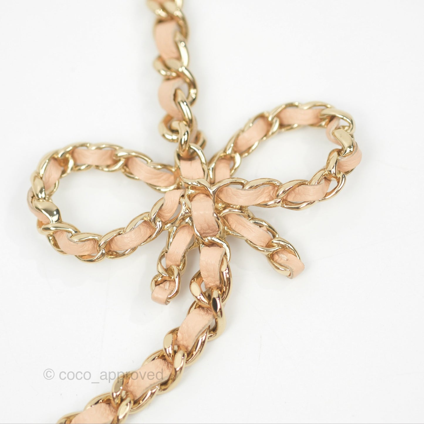 Chanel Quilted Bow Wallet On Chain WOC Light Beige Caviar Gold Hardware