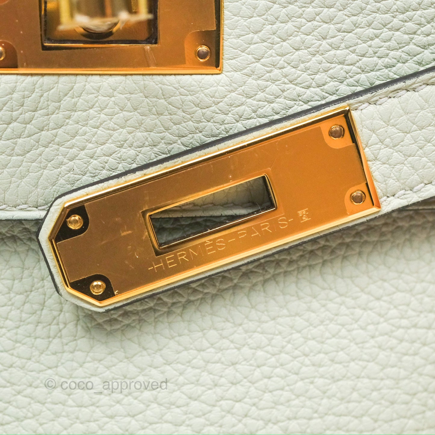 Hermès Kelly II 28 Retourne Togo Gris Neve Gold Hardware